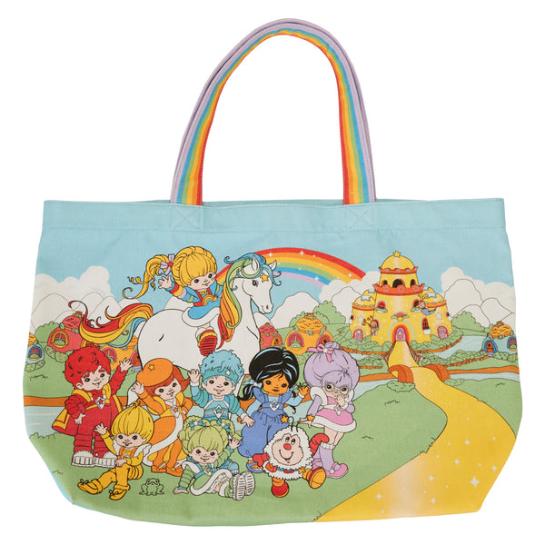 Loungefly Rainbow Brite™ The Color Kids Rainbow Handle Extra Large Canvas Tote Bag