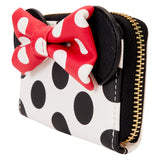 Loungefly Disney Minnie Mouse Rocks the Dots Classic Accordion Zip Around Wallet