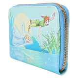 Loungefly Disney Peter Pan You Can Fly Glow Zip Around Wallet