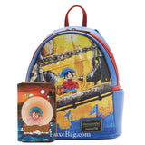 Loungefly An American Tail Fievel Scene Mini Backpack Wallet Set