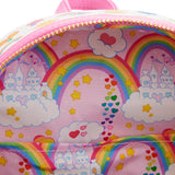 Loungefly Care Bears Stare Rainbow Mini Backpack Wallet Set