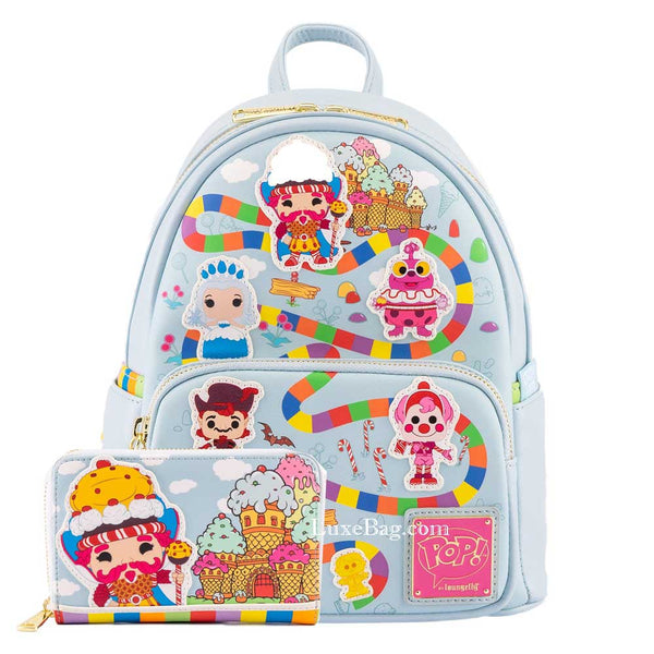Pop by Loungefly Hasbro Candy Land Mini Backpack Wallet Set