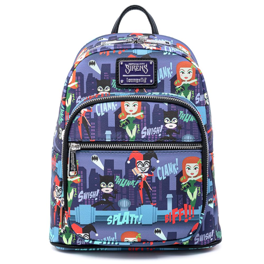 dc mini backpack Loungefly DC Comics Ladies of DC Mini Backpack – LuxeBag
