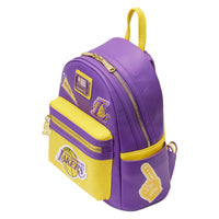 Loungefly Sports NBA Los Angeles Lakers Patch Icons Mini Backpack