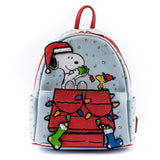 Loungefly Peanuts Gift Giving Snoopy and Woodstock Mini Backpack