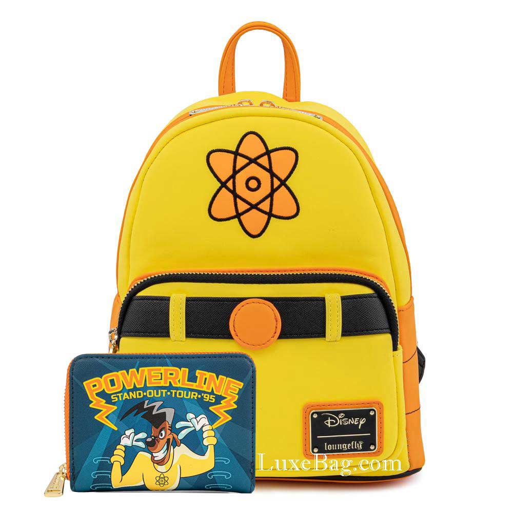 Loungefly Disney A Goofy Movie Powerline Mini Backpack & Card Holder Set A Goofy Movie 30th Anniversary Max as Powerline Cosplay  main image 3