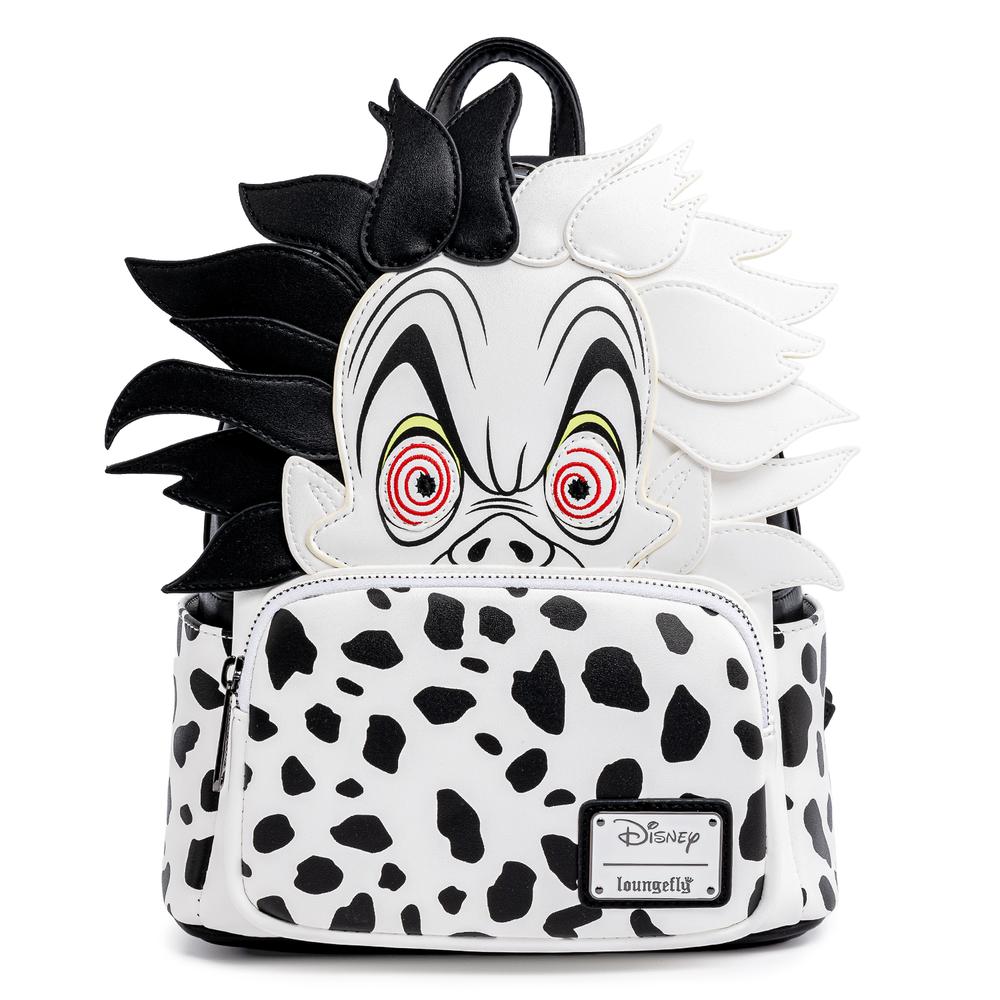 Loungefly Disney Villains Cruella De Vil Spots Mini Backpack Wallet Se –  LuxeBag