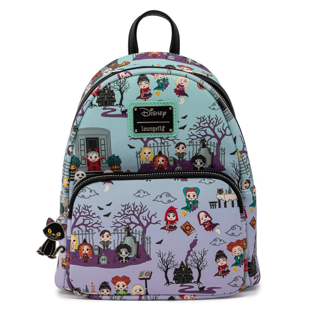 Loungefly Disney Hocus Pocus Scene Mini Backpack Wallet Set  display picture 2
