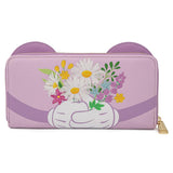 Loungefly Disney Minnie Holding Flowers Zip Around Wallet