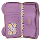 Loungefly Disney Minnie Holding Flowers Zip Around Wallet