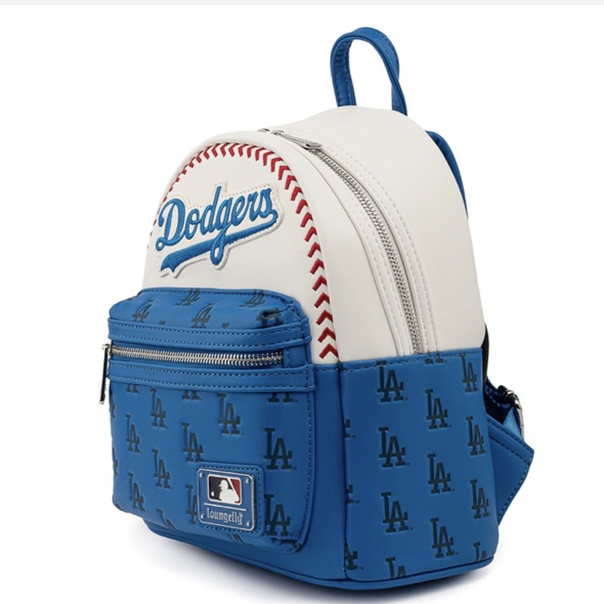 Loungefly MLB Los Angeles Dodgers Baseball Seam Stitch Mini Backpack W –  LuxeBag