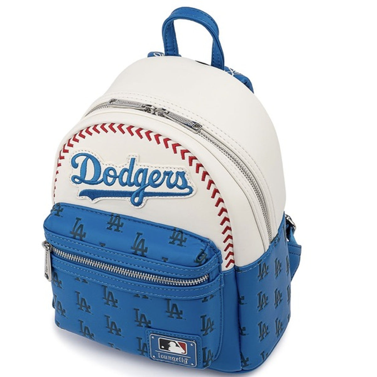 Loungefly MLB Los Angeles Dodgers Baseball Seam Stitch Mini Backpack W –  LuxeBag