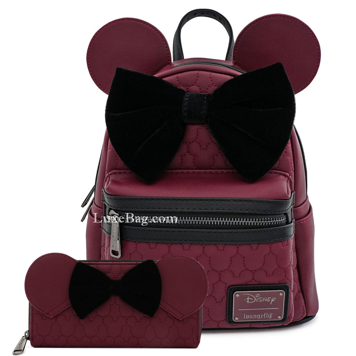Loungefly Disney Minnie Mouse Quilted Faux Leather Mini 