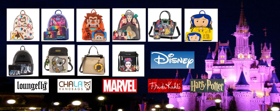 Loungefly Disney backpacks and handbags, Chala cross body bags