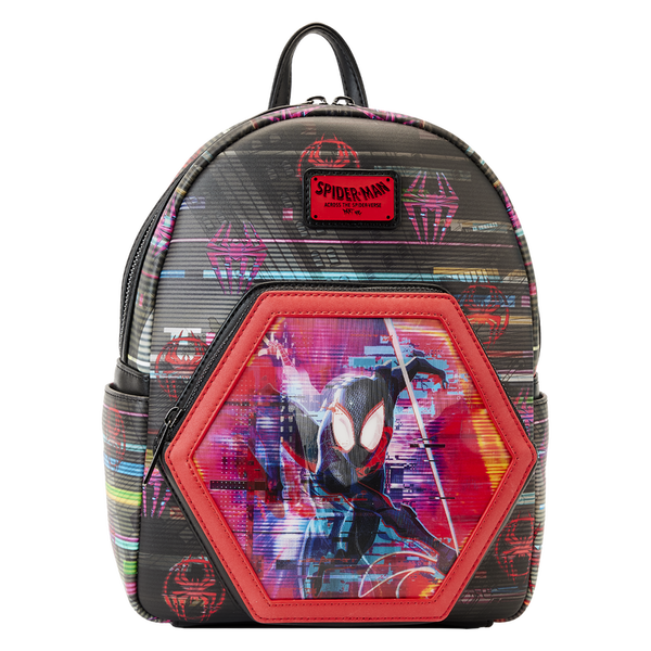 Loungefly Marvel Across the Spider-Verse Lenticular Mini Backpack