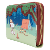 Loungefly Peanuts 50th Anniversary Snoopy's Beagle Scouts Zip Around Wallet