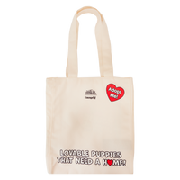 Loungefly Pound Puppies 40th Anniversary Canvas Tote Bag