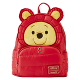 Loungefly Disney Winnie the Pooh Rainy Day Puffer Jacket Cosplay Mini Backpack