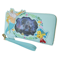 Loungefly Disney The Little Mermaid Ariel Princess Lenticular Zip Around Wallet