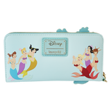 Loungefly Disney The Little Mermaid Ariel Princess Lenticular Zip Around Wallet