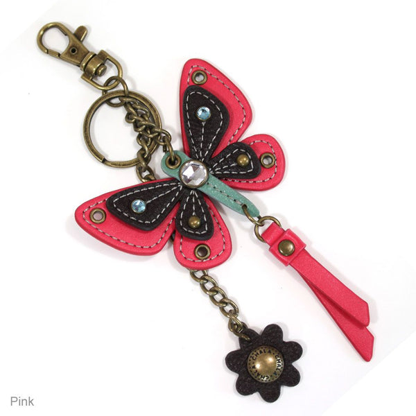 Chala Garden Collection Butterfly Mini Keychain (4" x 5" : Pink)