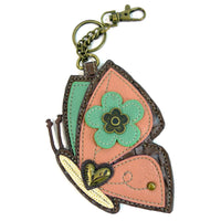 Chala Garden Collection Butterfly Key Fob/Coin Purse (4" x 5")