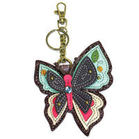 Chala Garden Collection Butterfly Key Fob/Coin Purse (4" x 5" : NB)