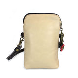 Chala Garden Collection Butterfly Cellphone Crossbody Bag (5" x 7.5" : Ivory)