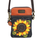 Chala Garden Collection Sunflower Cellphone Crossbody Bag (5" x 7.5")