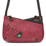 Chala Bird Collection Criss Berry Crossbody Bag (12" x 7.5")