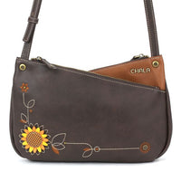 Chala Garden Collection Sunflower Criss Crossbody Bag (12" x 7.5")