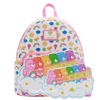 Loungefly Care Bears Stare Rainbow Mini Backpack Wallet Set