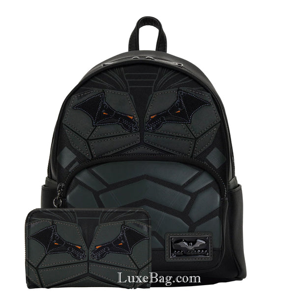 Loungefly DC Comics The Batman Mini Backpack Wallet Set