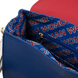 Loungefly DC Comics Wonder Woman Swivel Lock Lasso Strap Crossbody Bag