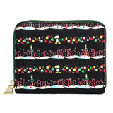 Loungefly ELF Buddy Candy Cane Forest Allover Wallet