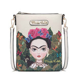 Frida Kahlo Cartoon Messenger Bag/Cellphone Cross Body Bag (BG/BK)