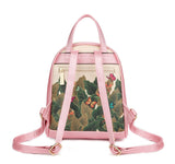 Frida Kahlo Cartoon Collection Cute Backpack (Pink)