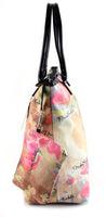 Frida Kahlo Flower Collection Extra Large Faux Leather Bag with Coin Purse