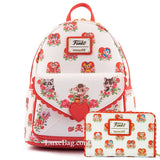 Loungefly Funko Villainous Valentines Mini Backpack Wallet Set