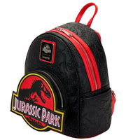 Loungefly Universal Jurassic Park Logo Mini Backpack Wallet Set
