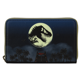Loungefly Jurassic Park 30th Anniversary Dino Moon Glow Zip Around Wallet