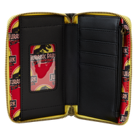 Loungefly Jurassic Park 30th Anniversary Dino Moon Glow Zip Around Wallet