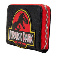 Loungefly Universal Jurassic Park Logo Zip Around Wallet