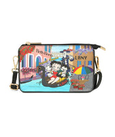 Betty Boop Venice Faux Leather Cellphone Case with Long Strap (Black)