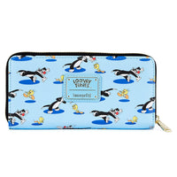 Loungefly Looney Tunes Tweety & Sylvester Zip Around Wallet