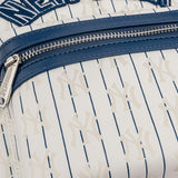 Loungefly MLB New York Yankees Pinstripes Faux Leather Mini Backpack