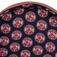 Loungefly MLB Boston Red Sox Logo Faux Leather Mini Backpack