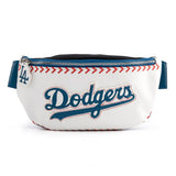 Loungefly MLB LA Dodgers Baseball Stitch Fanny Pack