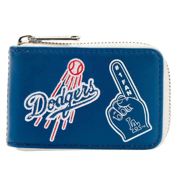 Loungefly MLB LA Dodgers Satin Jacket Convertible Mini Backpack