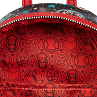 Loungefly Marvel Avengers Tattoo Mini Backpack Wallet Set